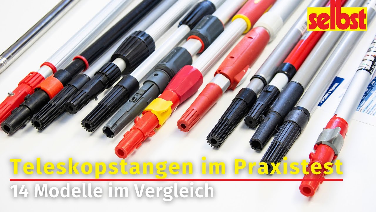 Teleskopstangen im Vergleich: Für Fenster, Decken, Fassaden & mehr!