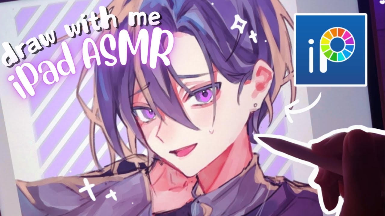 draw with me💜￤iPad  ASMR ￤digital art🎨 ￤ibis paint