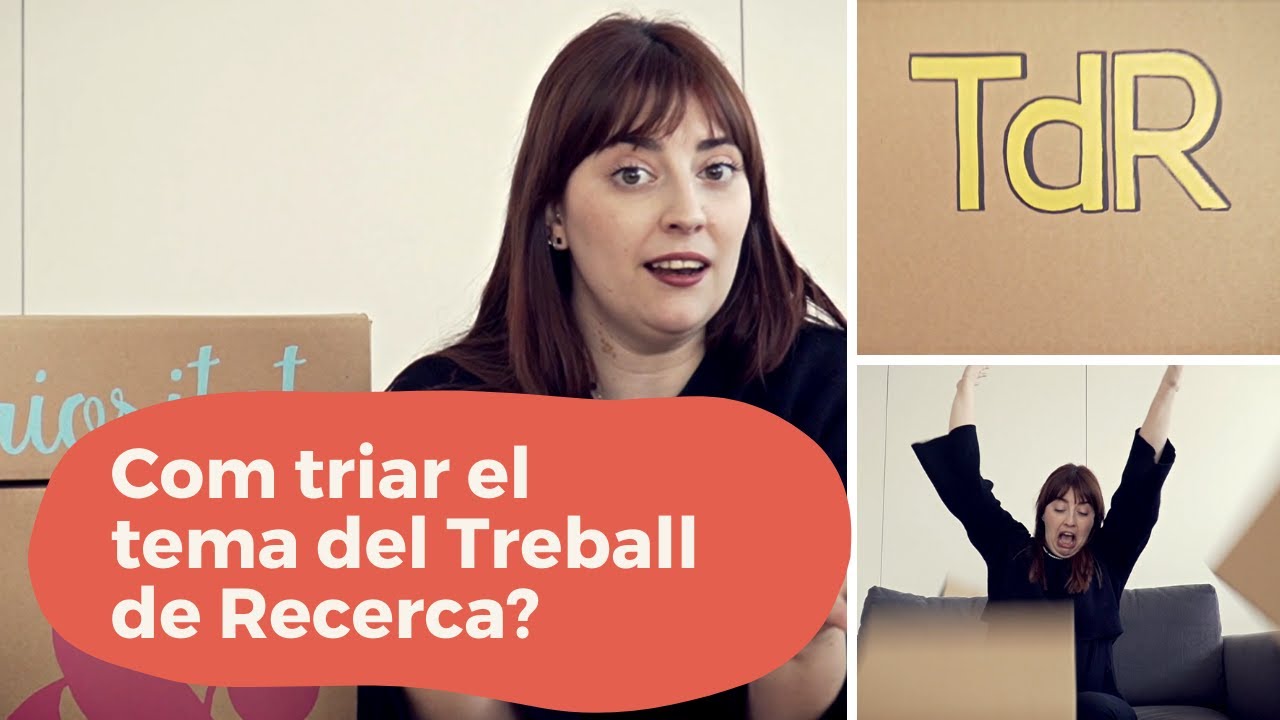 Com triar el tema del Treball de Recerca? 🤔 Consells per si no en tens ni idea!