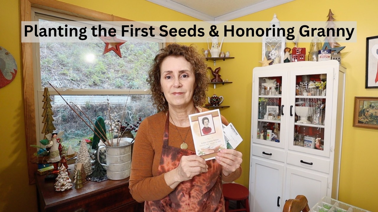 Starting Cabbage & Peppers | Forcing Blooms for Granny