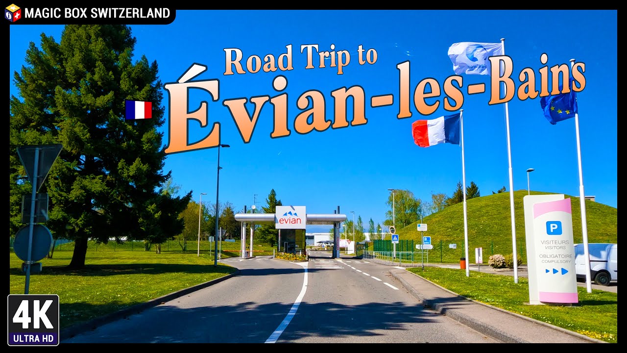 &Eacute;vian-les-Bains - 5.3K 🇫🇷 Ep#6 - Relaxing Drive in &Eacute;vian-les-Bains, France