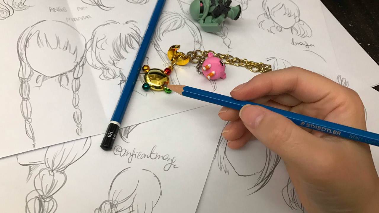 How to draw manga girl hair in 36 styles - Drawing Tutorial