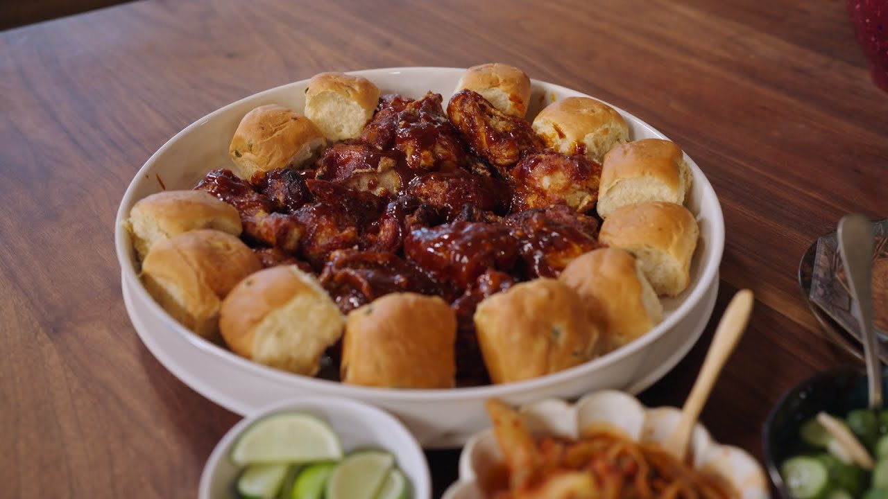 Rachael Ray's Meals In Minutes Korean Fried Chicken Ep 208 #rachaelray #recipe #friedchicken