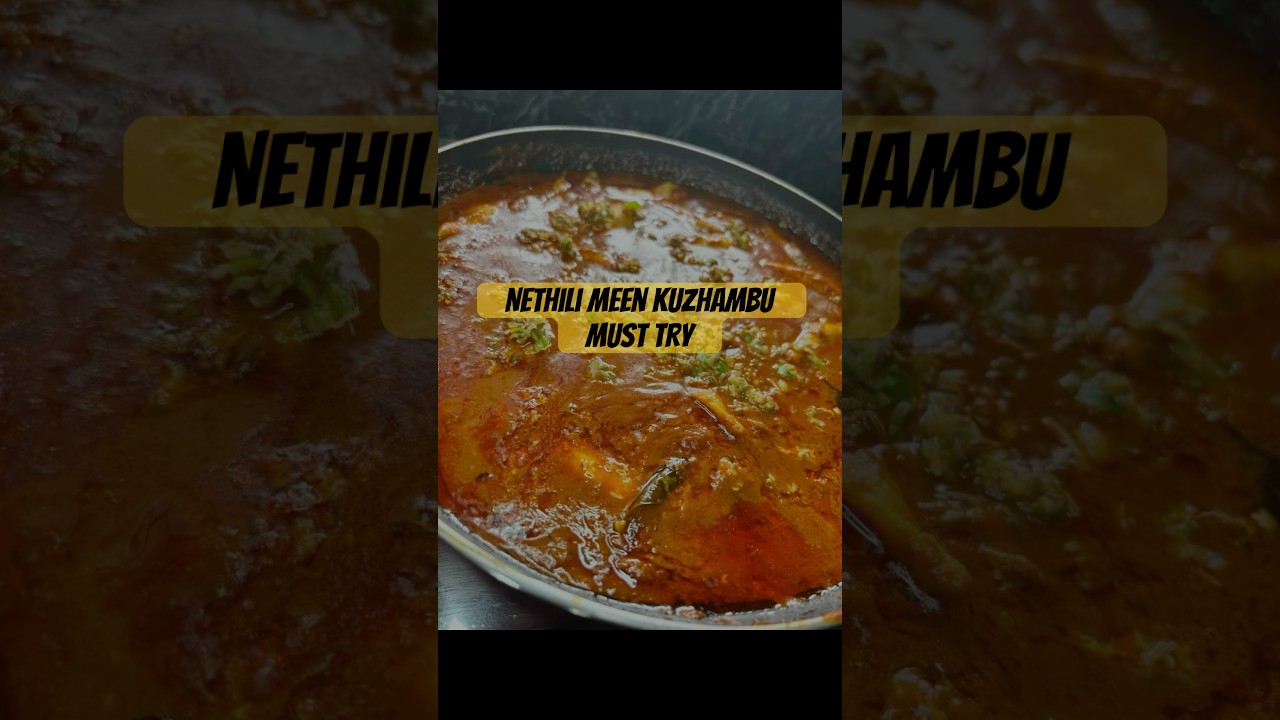 Nethili Meen Kuzhambu|Authentic South Indian Anchovy Fish Curry|Easy, Tasty Village Style Fish Gravy