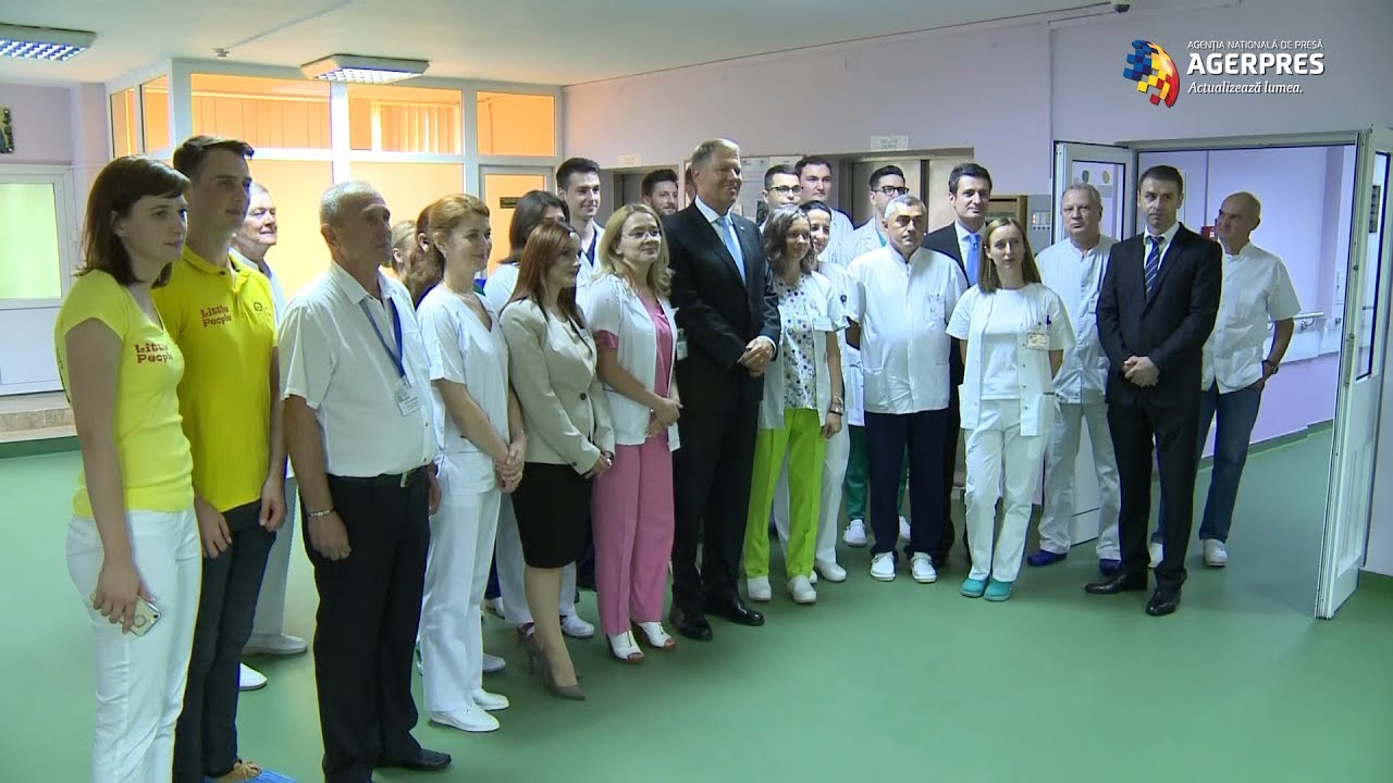 Cluj: Klaus Iohannis a vizitat Institutul Oncologic