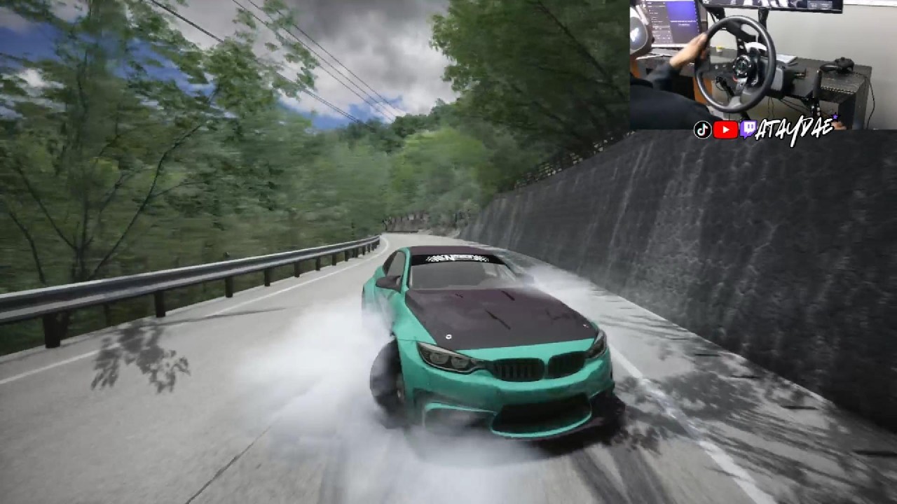M4 Widebody Touge Drifting | Steering Wheel Gameplay - Logitech G29