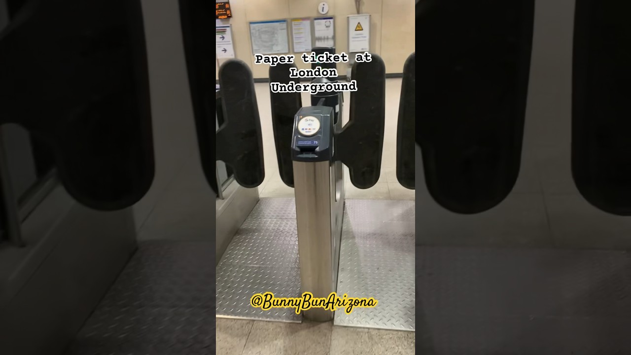 Paper ticket, oyster or contactless card London Underground #shortvideo #shorts  #uk