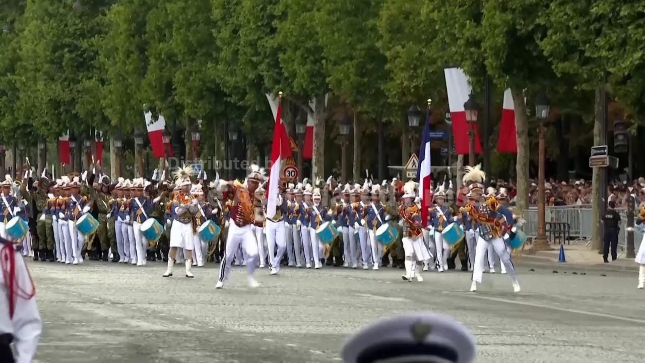 Indonesian troops are guests of honour at Bastille Day parade in Paris