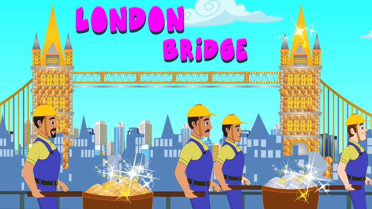 London Brücke fällt unten | Kinderreime für Kinder | London Bridge
