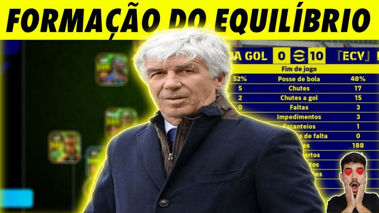 Formação PERFEITA para TOMAR MENOS GOLS e VENCER MAIS no efootball 2026 mobile