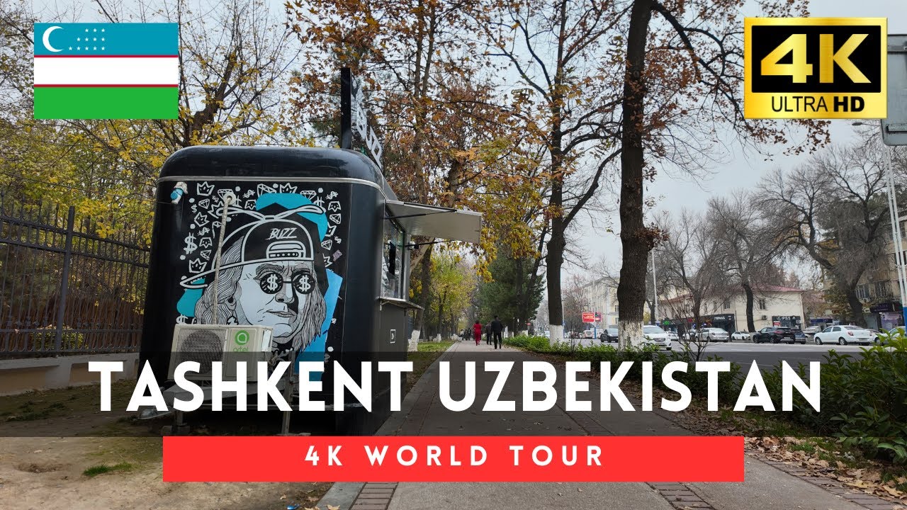 🇺🇿Tashkent 4k walk - Uzbekistan 4K Morning Walking Tour｜Nov 2024