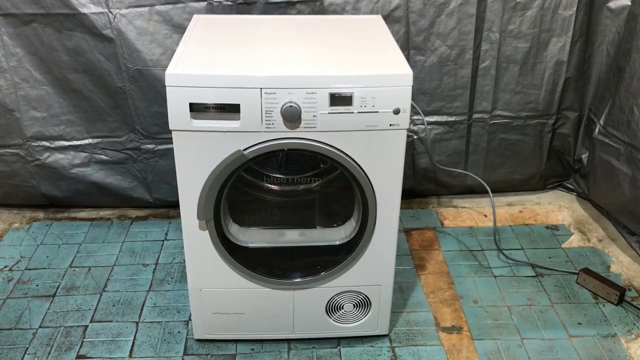 Компрессорная сушильная машина Siemens IQ700, WT46W562, A+ ( Обзор сушильной машини перед продажей)