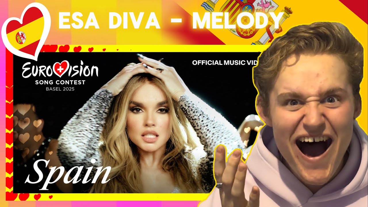 🇪🇸 Melody - Esa diva REACTION - Spain EUROVISION 2025 | Official Music Video