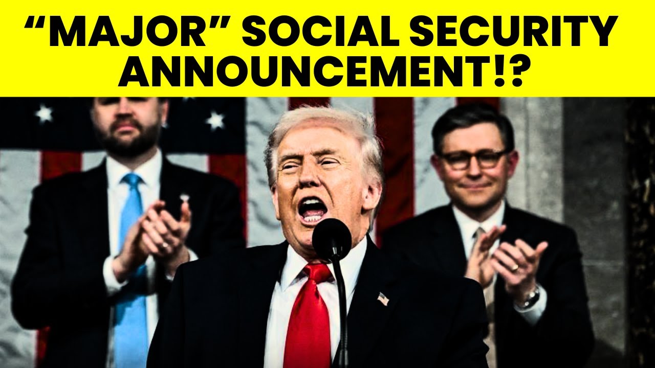 TRUMP: HISTORIC State of the UNION YOUR Social Security CHECK!