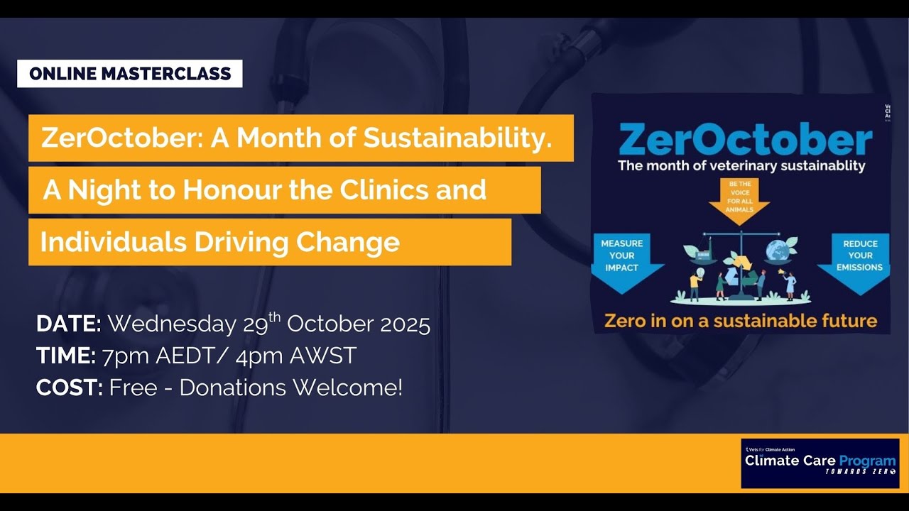 ZerOctober: A month of sustainability, a night to honour the clinics and individuals driving change