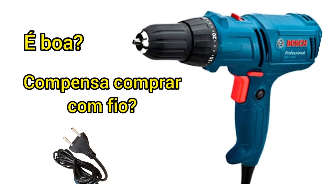 Minha opinião sobre a furadeira/parafusadeira com fio GSR7 - 14E da marca bosch