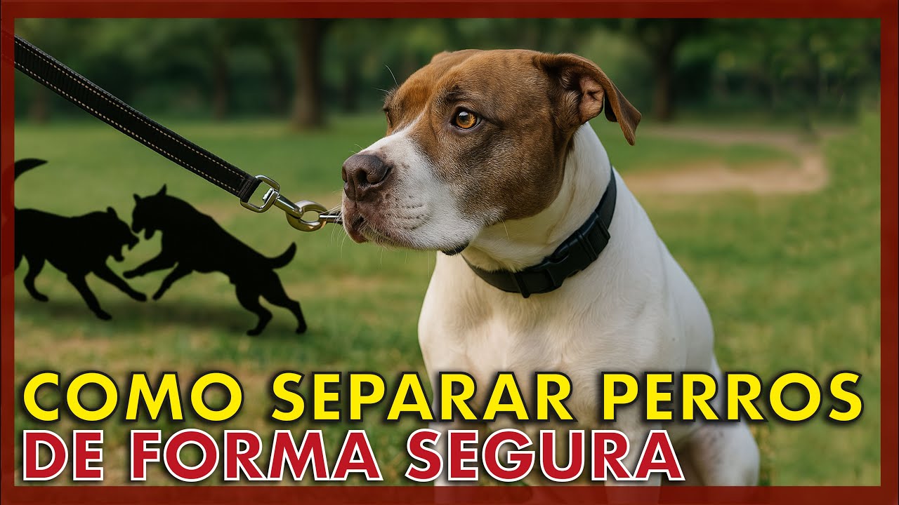 🐶🚫 Cómo separar perros que se están peleando (técnica segura y efectiva)