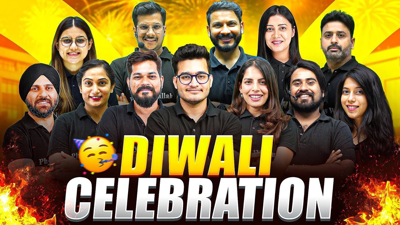 Diwali Celebration 2025🥳🔥 || PhysicsWallah