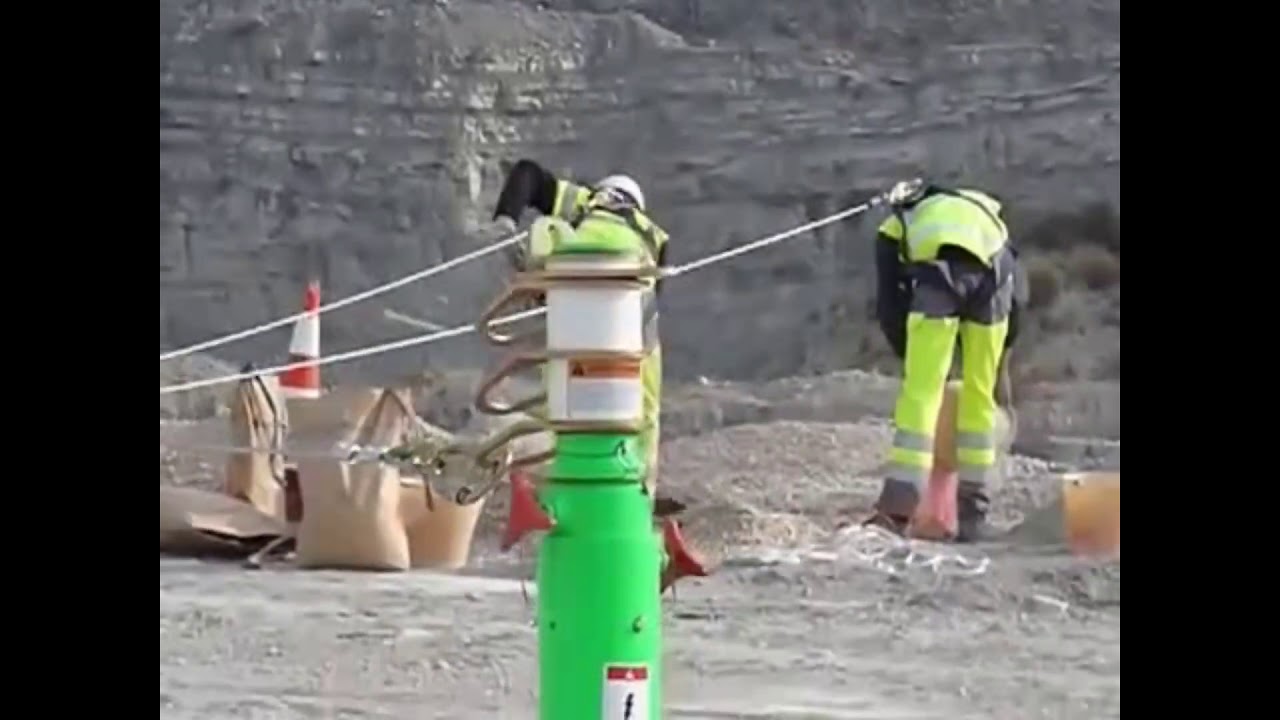3M DBI SALA AFT Fall Protection Quarry Anchor In Action (EU)