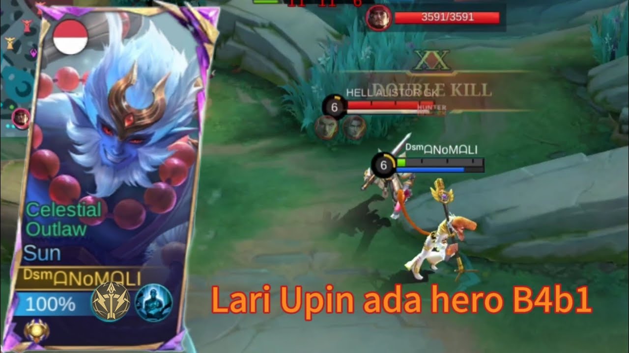 Kucing kucingan lawan lapu lapu || SUN MLBB || SUN GAMEPLAY