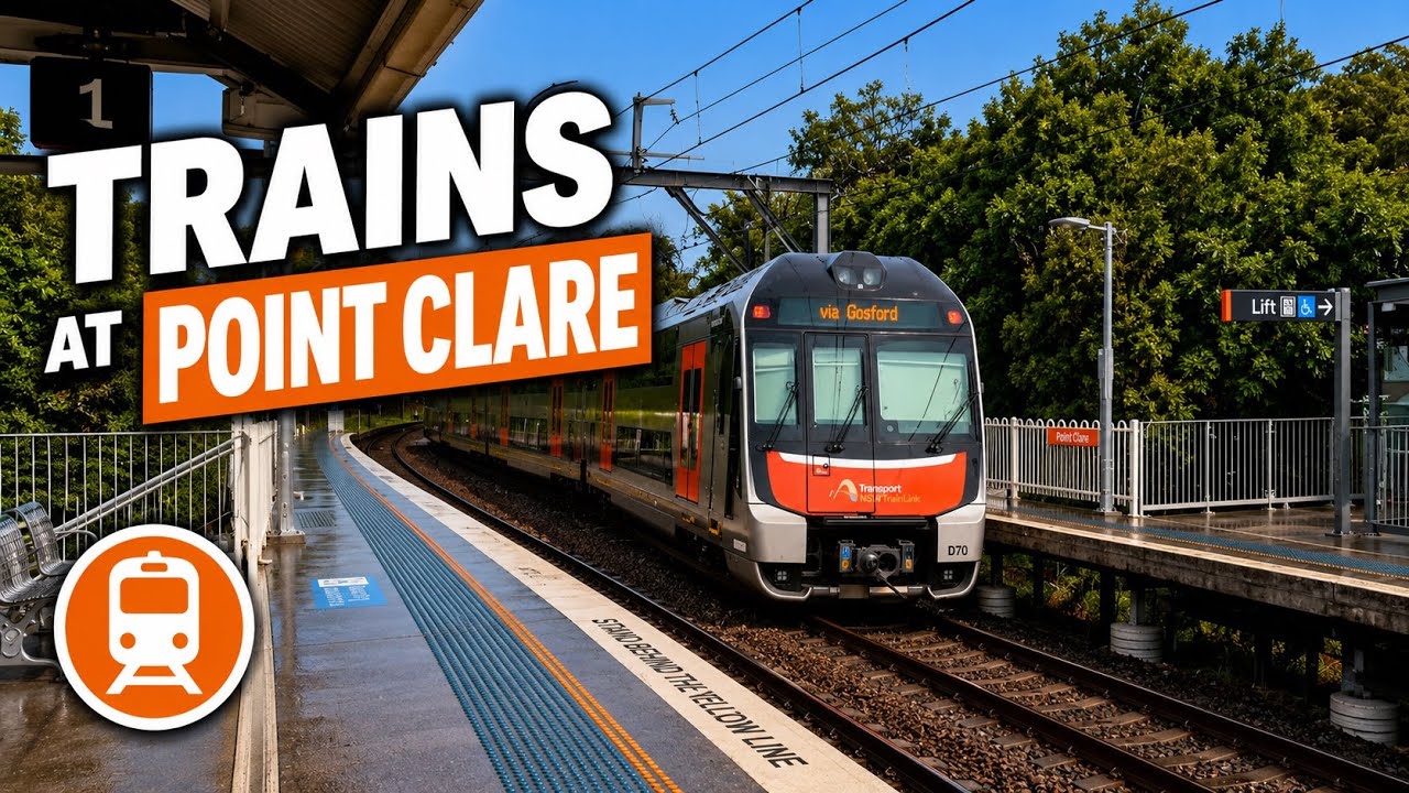 Trains at Point Clare 🚆 | Featuring a V-Set Tour