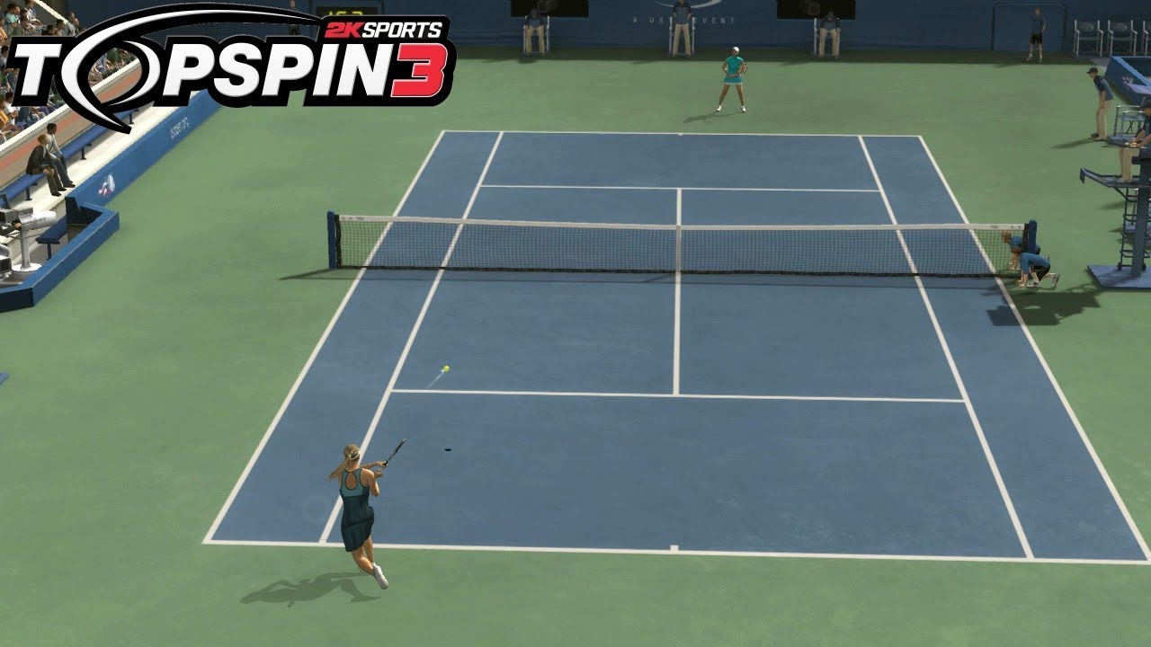 Top Spin 3 - Maria Sharapova vs Justine Henin - PS3 Gameplay