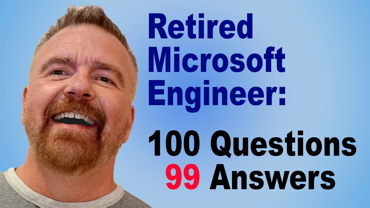We asked a Retired Microsoft Windows Engineer 100 Questions!  Why oh Why?  Find out!