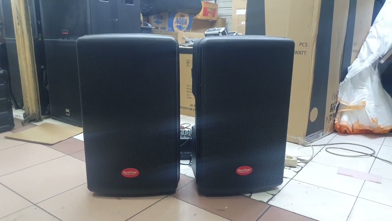 Speaker Aktif 12 inch Baretone Max12HD Bass lembut clarity jernih cocok buat di gedung