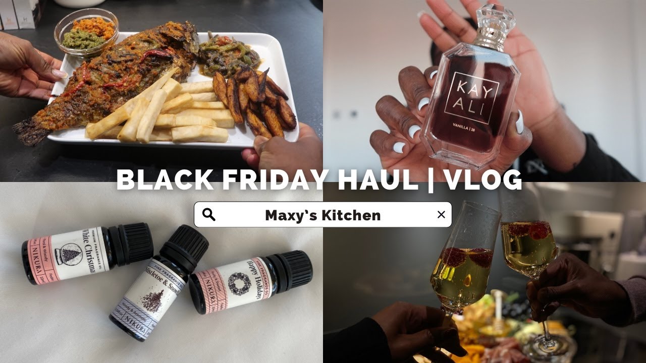 GRILLED TILAPIA RECIPE | BLACK FRIDAY HAUL | NEW PERFUMES | VLOG | CHRISTMAS | AROMATHERAPHY