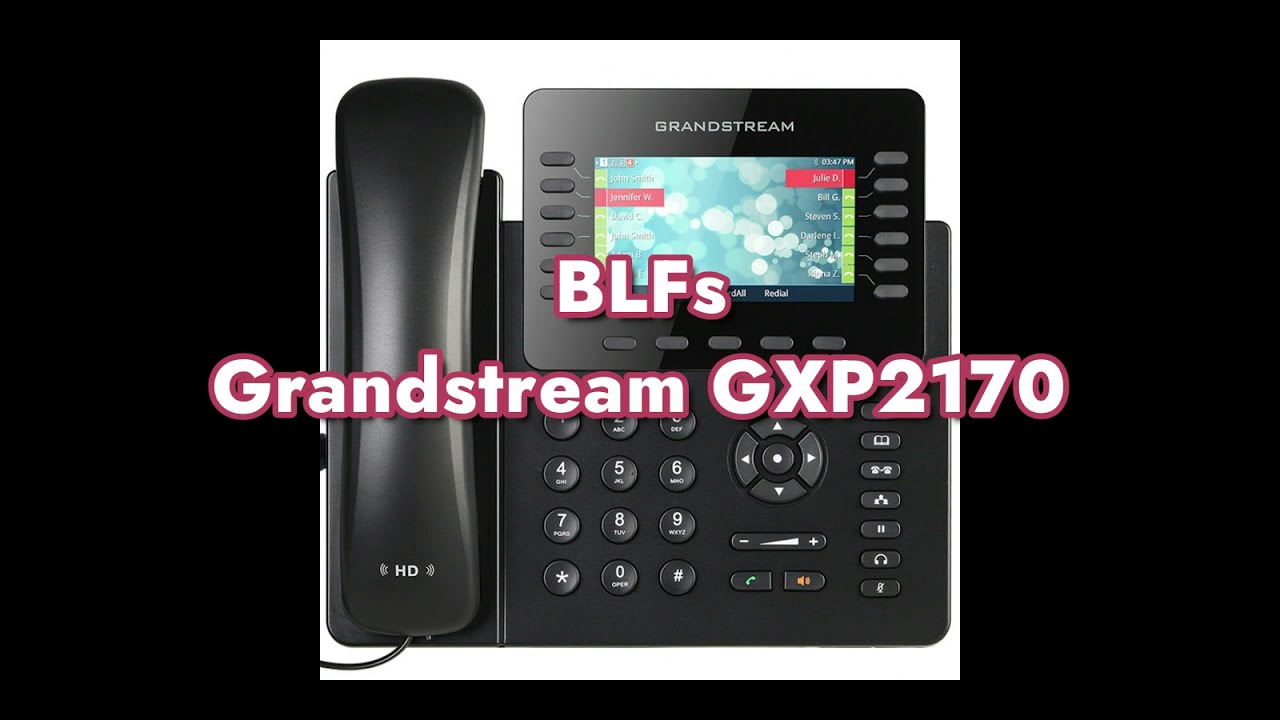 Configuring BLFs on a Grandstream GXP2170