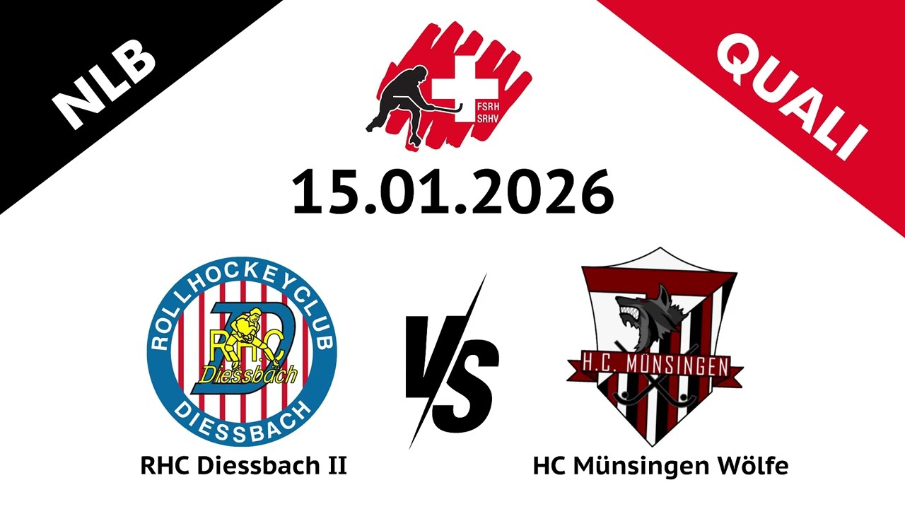 Highlights: Rollhockey NLB - RHC Diessbach II vs. HC Münsingen Wölfe