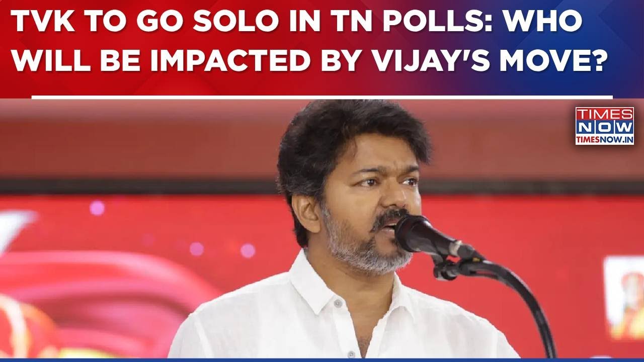 Vijay Makes Big Announcement, Says TVK To Go Solo In Tamil Nadu Polls|Confidence Or Lack Of Options?