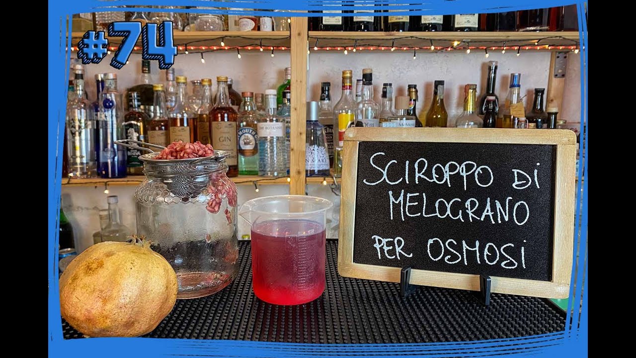 #74 Basi e Premix - Come fare lo SCIROPPO di MELOGRANO (granatina) per OSMOSI - by Elia Calò