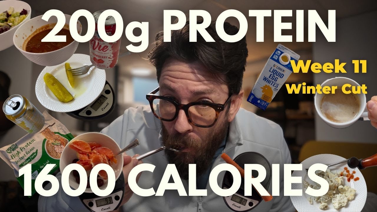How I Get 200g of Protein With Only 1600 Calories | Week 12 Pull Day