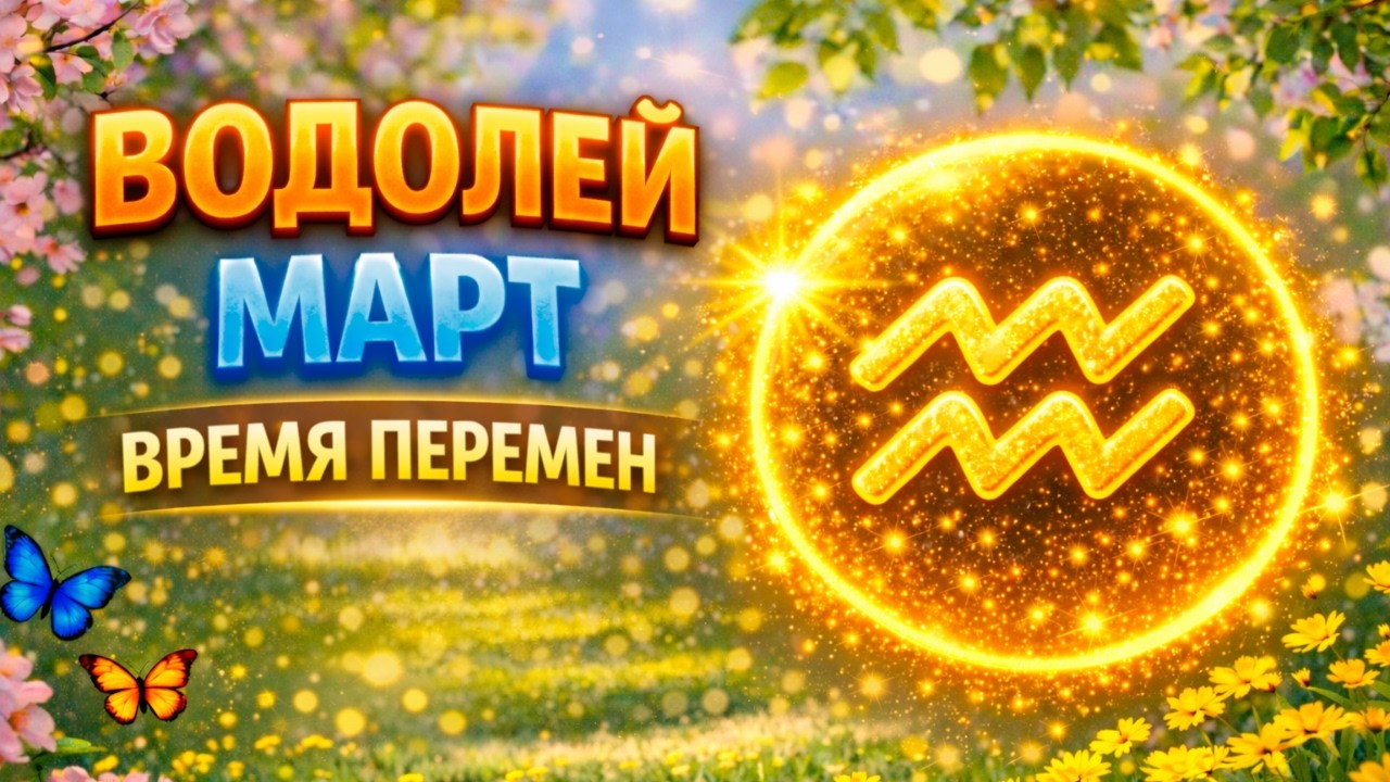 ВОДОЛЕЙ ♒ МАРТ 2026 — НАЧИНАЕТСЯ НОВЫЙ ЭТАП | То, что произойдёт, изменит твои решения и будущее