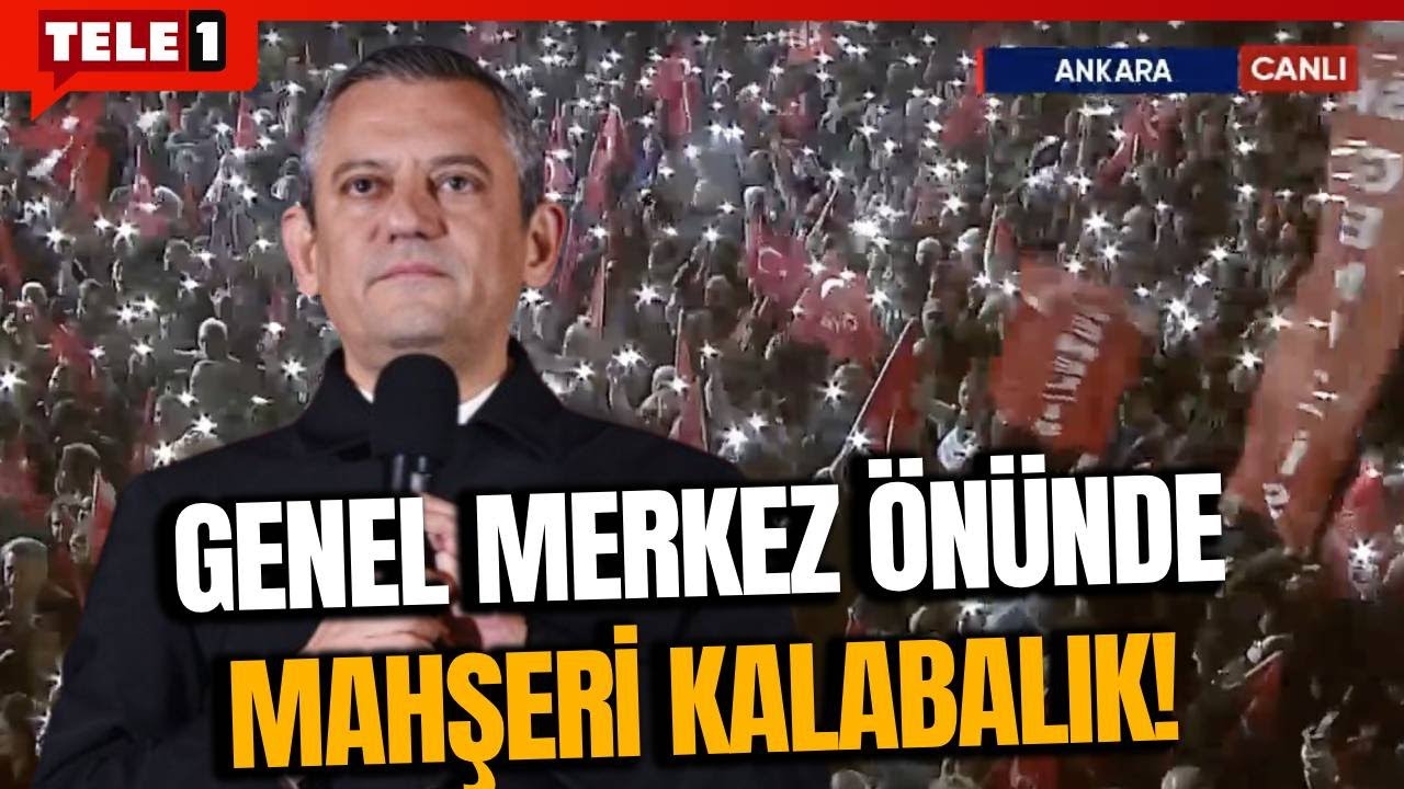 Özgür Özel, CHP Genel Merkezi’nin önünde saldırıya ilişkin konuştu! “Sırrı misali, Ekrem misali…”