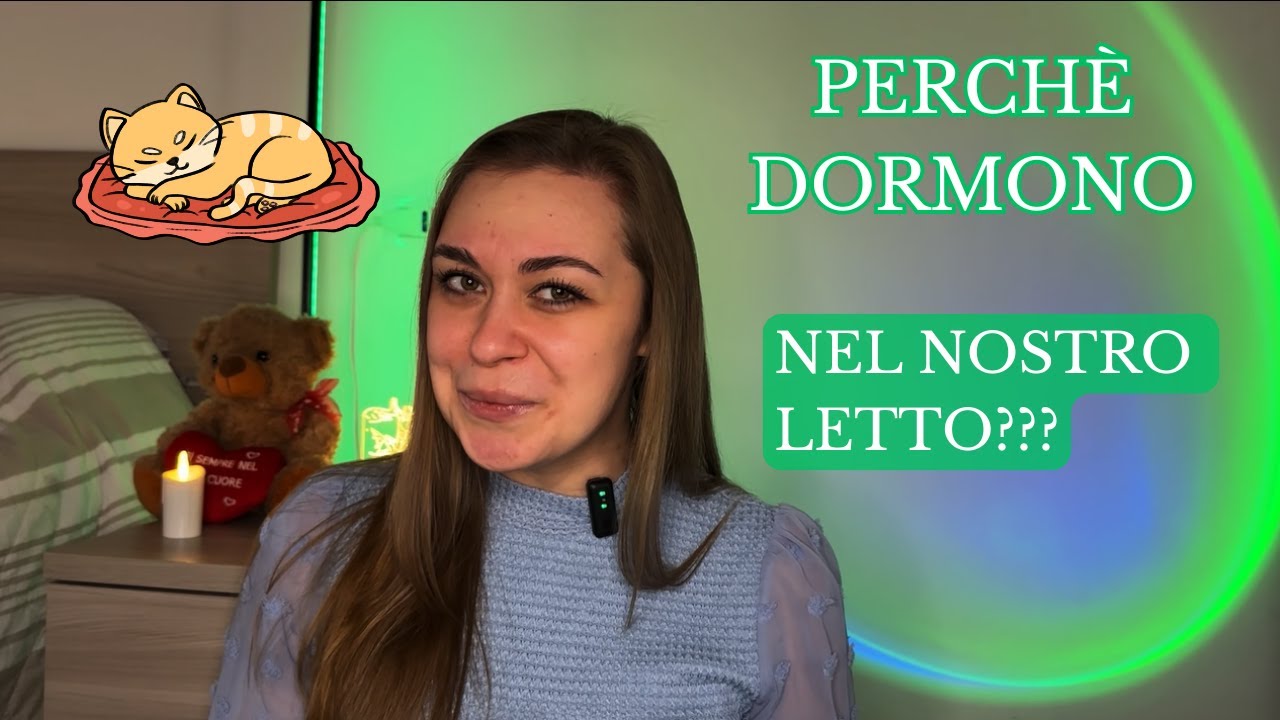 Perchè i gatti dormono con noi nel letto?