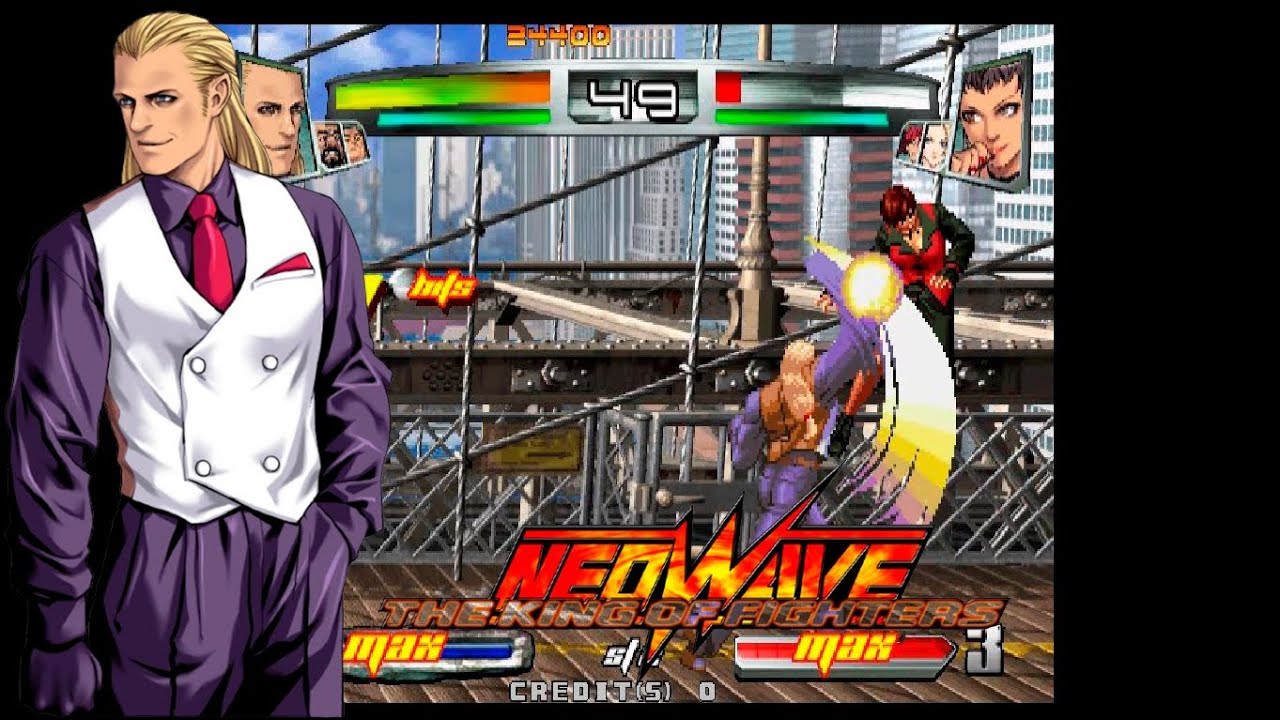 The King of Fighters Neowave - Final Boss gameplay MAX2 Mode
