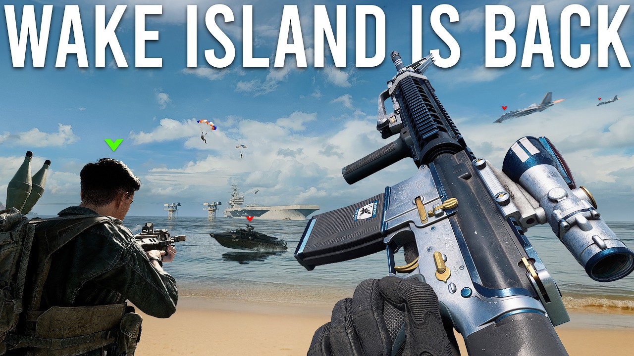 Геймплей Battlefield 6 на карте Wake Island и режим &laquo;Удар с авианосца&raquo;