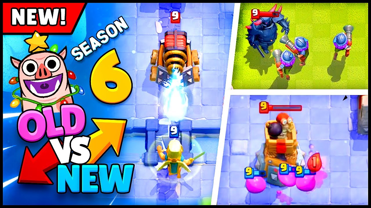 OLD vs NEW! Season 6 Balance Comparison | Clash Royale December Update