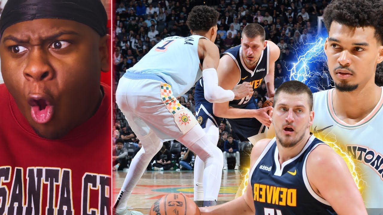 JOKIC GETS HIS REVENGE! 🔥 Nuggets vs Spurs *REACTION* WEMBY THE 2ND BEST BIG MAN IN THE WORLD 🔥👿🔥