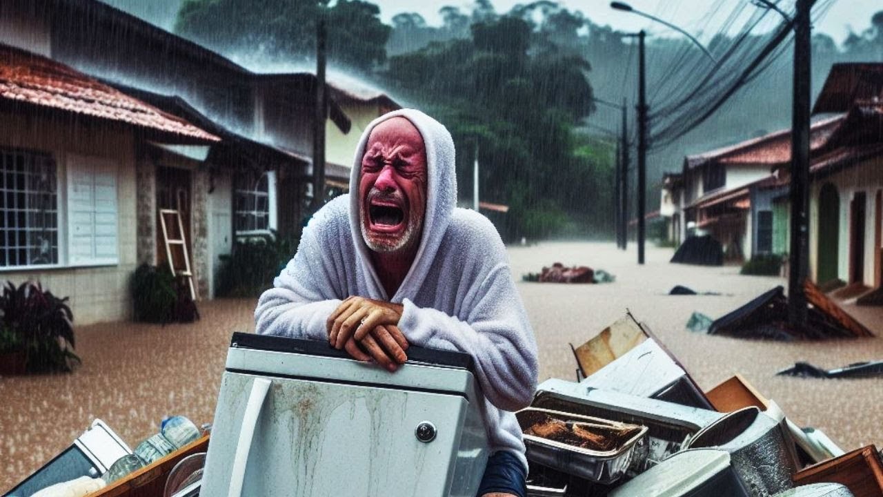 CAOS em GARUVA - SC! Enxurrada devasta tudo e moradores entram em p&acirc;nico!