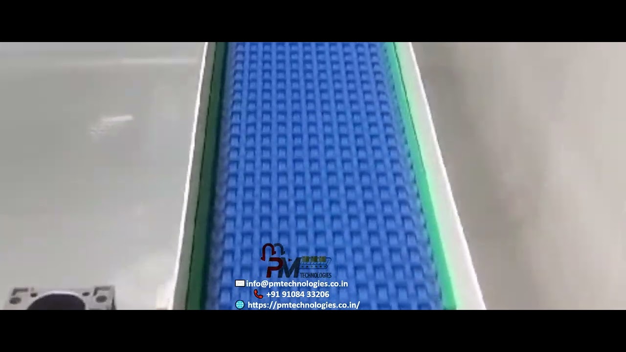Modular plastic belt conveyor system