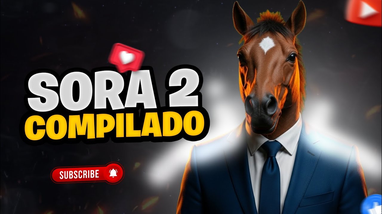 SORA 2 — COMPILADO de vídeos engraçados #sora #sora2 