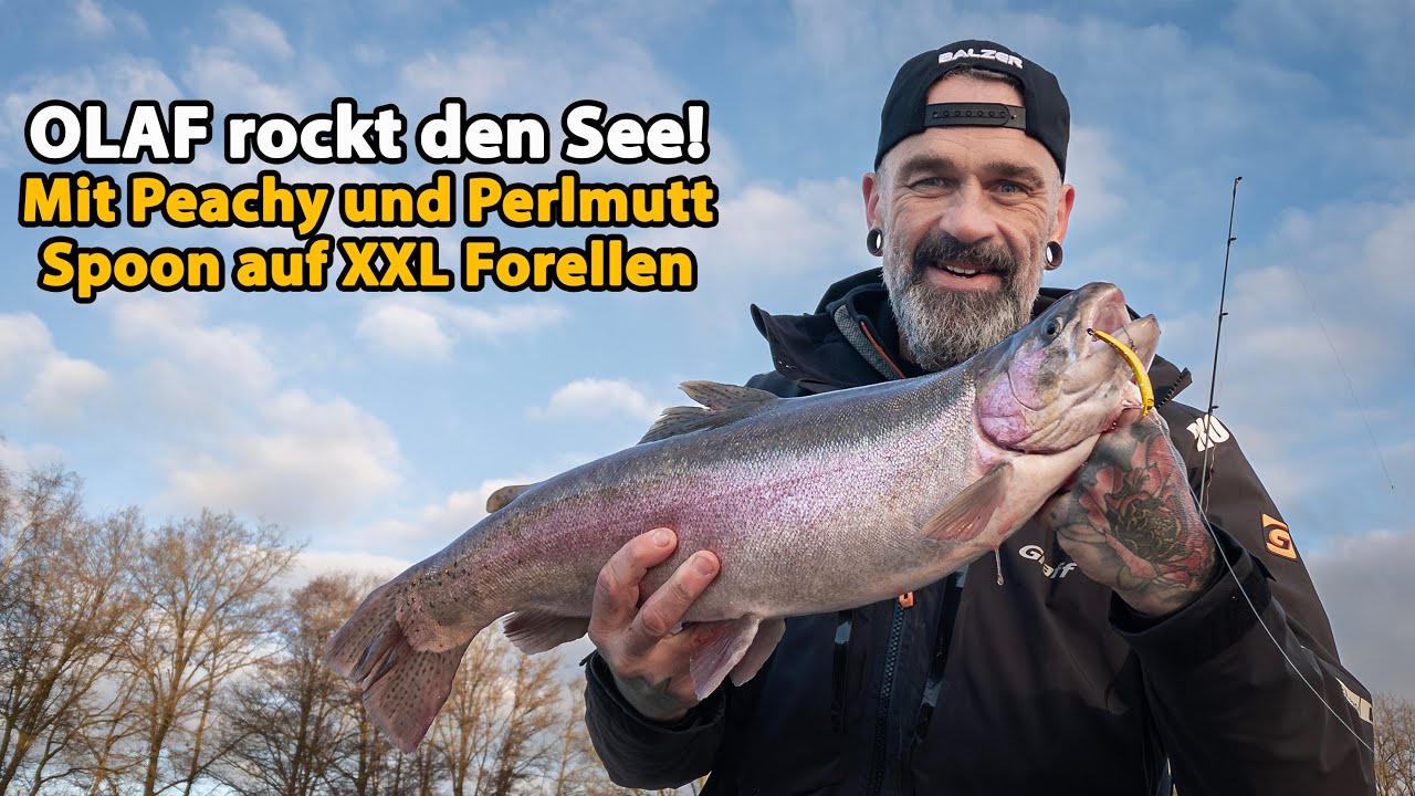 XXL Forellen angeln mit Spoon und Wobbler