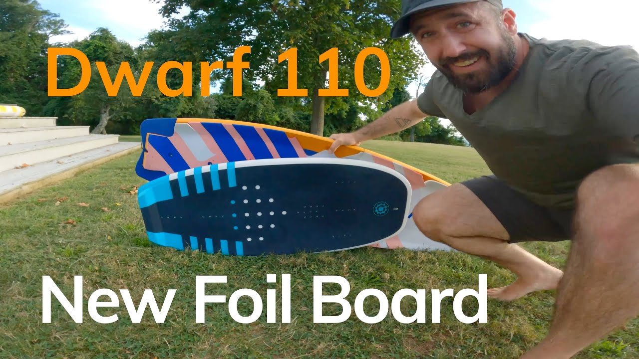 Dwarfcraft Review - great short kite foil board, big step up from Nobile Infinity Foil