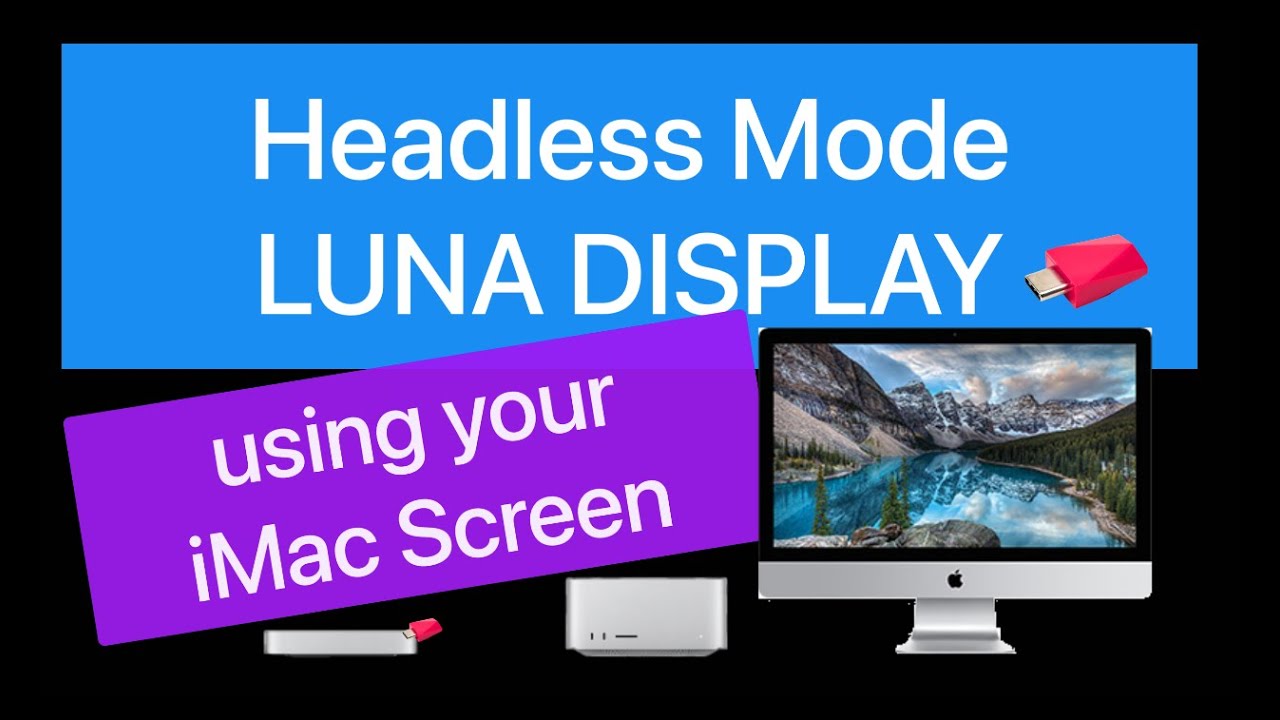 Luna Display на iMac в режиме Headless