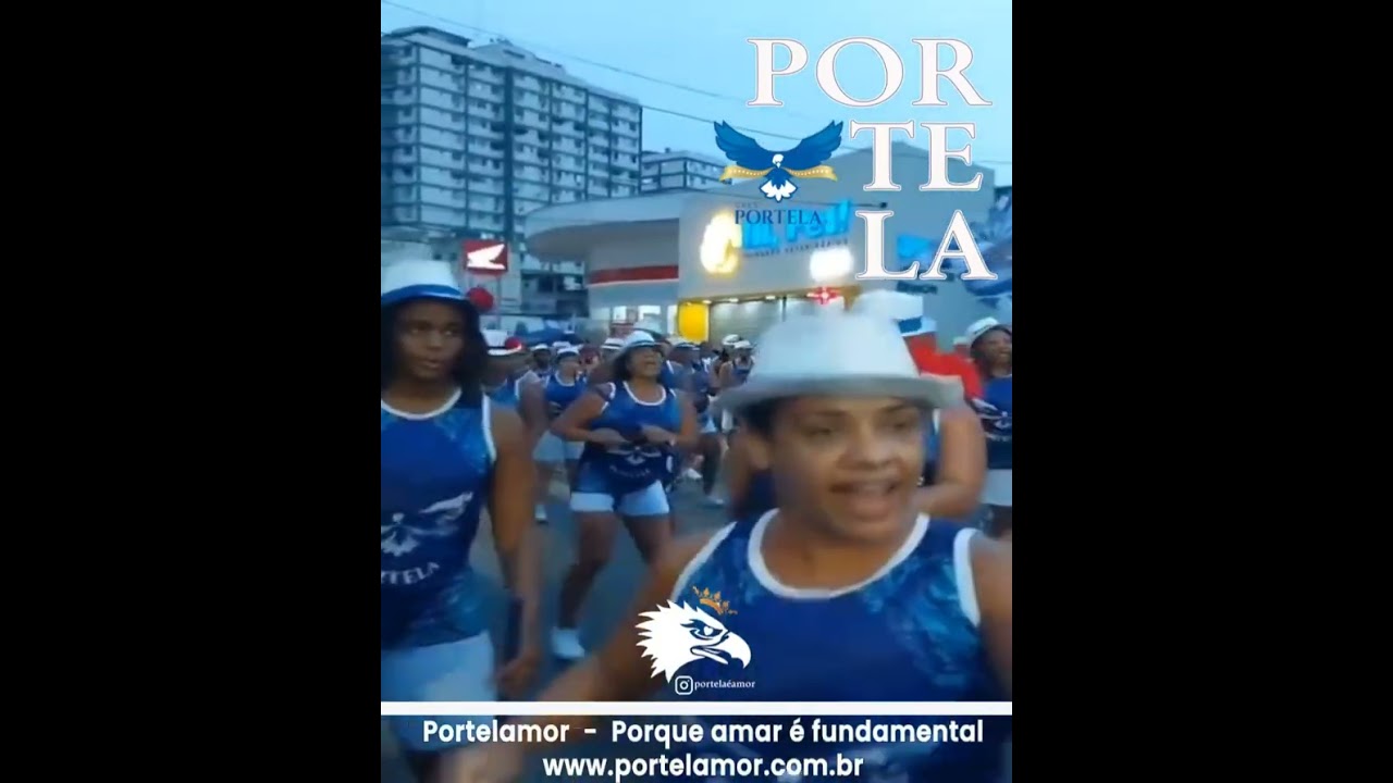 Portelamor - Portela, ensaio de rua em Madureira