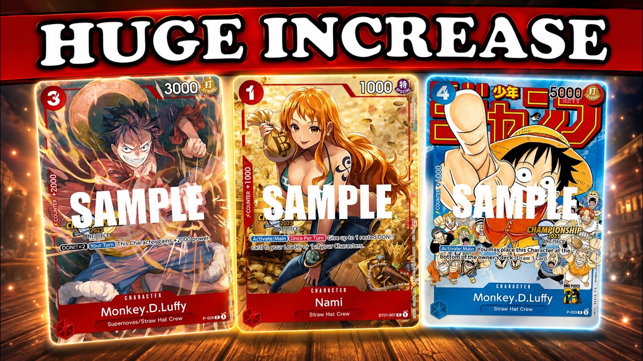 Цены на ЭТИ карты One Piece ВЗЛЕТЕЛИ ДО НЕБЕС!!!!