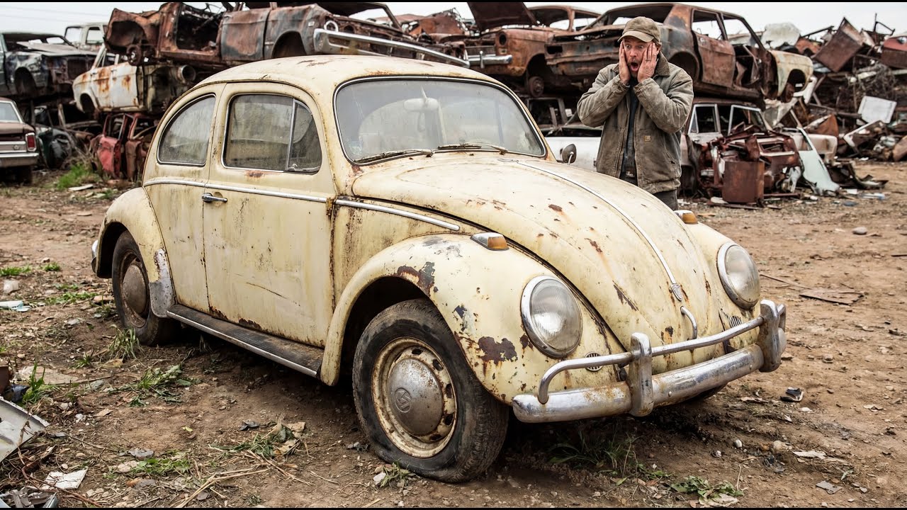 ASMR Car Restoration | 1961 Volkswagen Beetle Type 1 Full Rebuild from Disrepair to Looking New